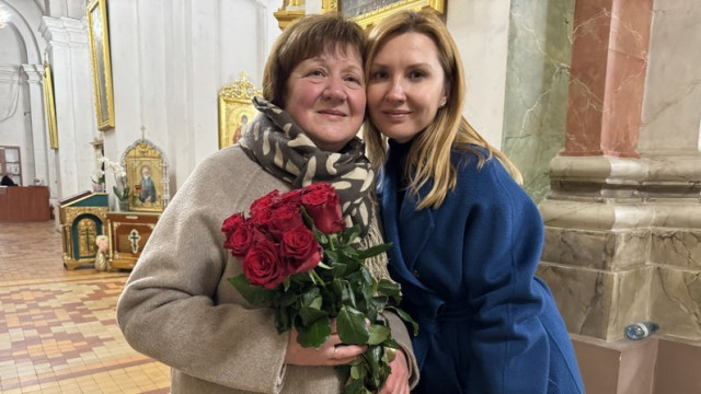 Катерина Мойсіюк з мамою