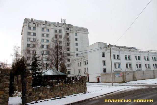 Готель «Світязь» - вигляд з вулиці Даргомижського