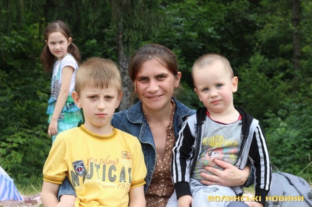 Пані Світлана з синами