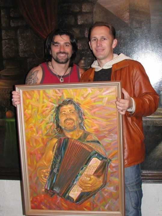 Руслан Чугай і фронтмен KOZAK SYSTEM Іван Леньо