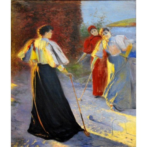 «Гра в крокет», Леон Ян Вичулковський