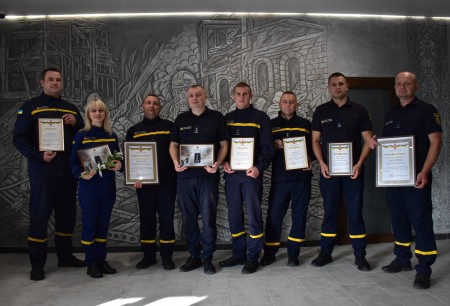 Кращих волинських рятувальників відзначили нагородами