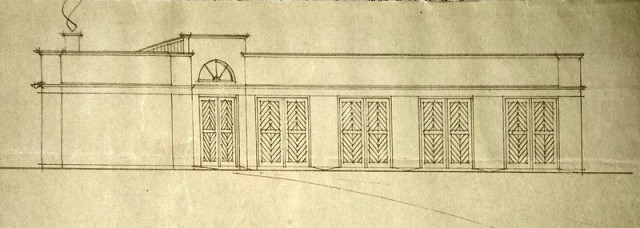 Фасад гаражів