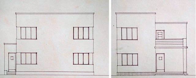 Фасади будинку Владислава Цивки (нині інші власники) на вулиці Луговій