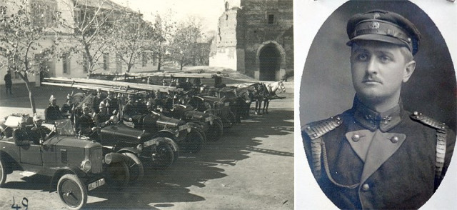 Вацлав Меснер і луцька пожежна команда в замку