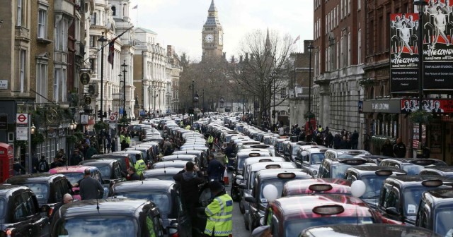 Протести проти Uber у Великобританії