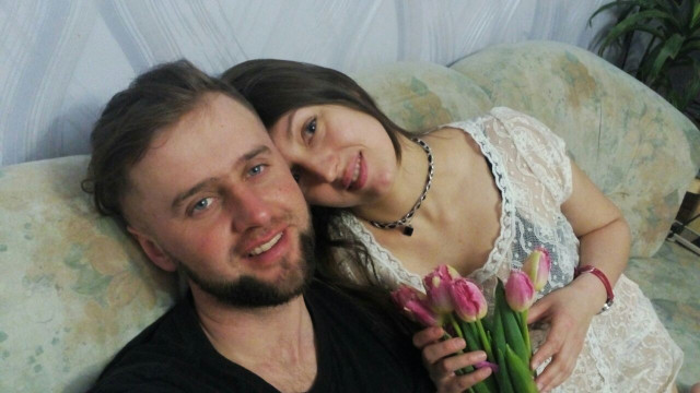 Сашко Гаврилюк із дружиною Вікторією