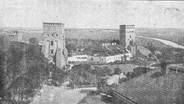 Замок в Луцьку з путівника Орловича