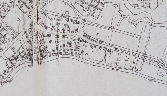 Будинки Волички на плані 1860-х років
