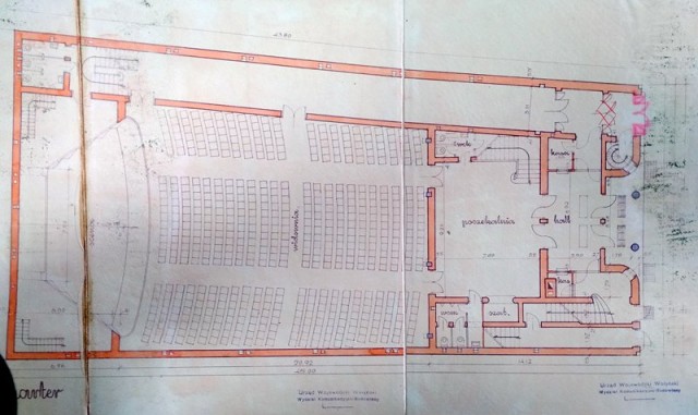 План першого поверху. Копія з Державного архіву Волинської області