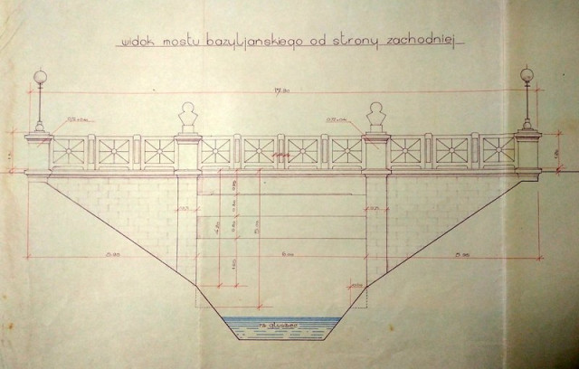 Креслення мосту з проєкту