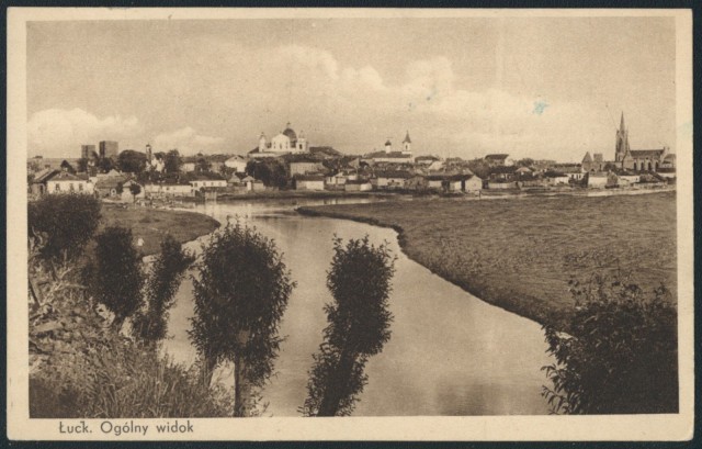 Вид на річку Стир і Старе місто, 1935 рік