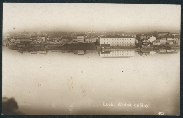 Луцьк з висоти пташиного польоту, 1923 рік