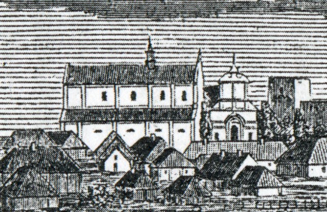 Костел на зображенні 19 століття