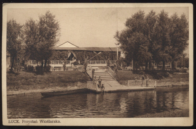 Пристань на річці Стир, 1938 рік