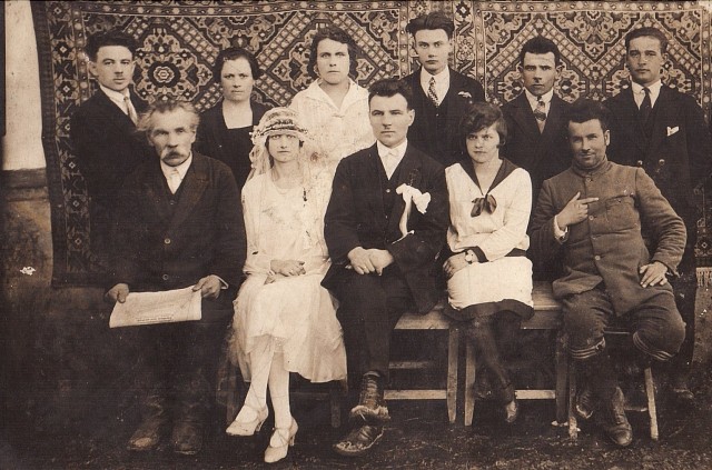 Весілля у Журавниках (Дружкопіль), березень 1930 року