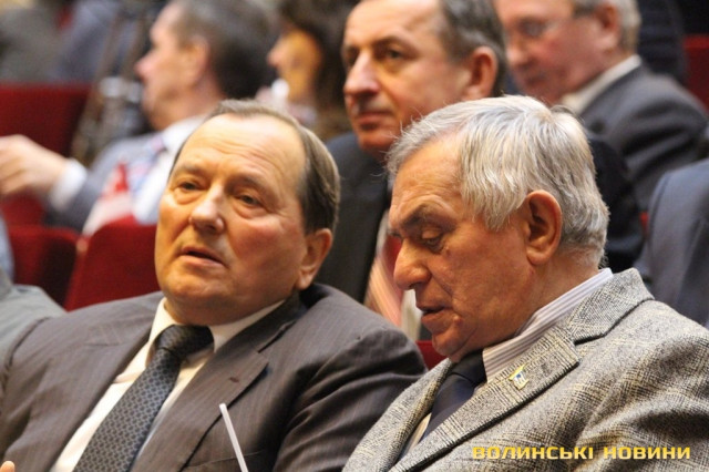 головний лікар ВОКЛ Іван Сидор та колишній керівник ВОДТРК, Заслужений журналіст України  Святослав Пирожко