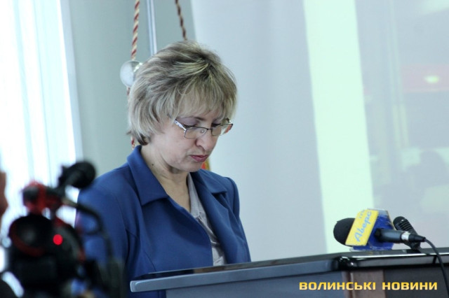 начальник управління фінансів та бюджету Луцької міської ради Лілія Єлова