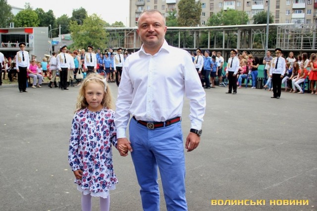 Бізнесмен Андрій Покровський з донькою