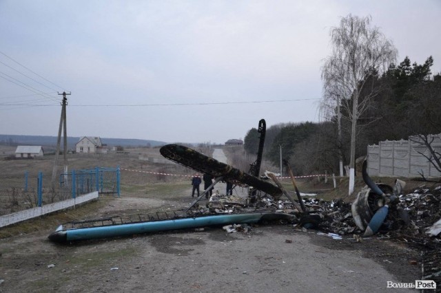 Авіакатастрофа в селі Промінь Луцького району 26 березня 2015 року