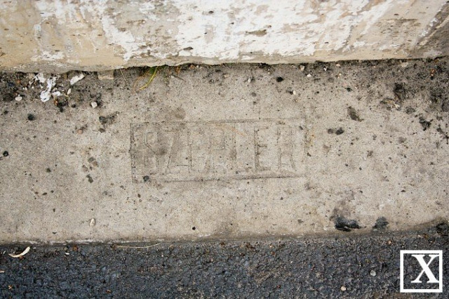 Інша форма штампу фабрики Шеплера. Градний Узвіз