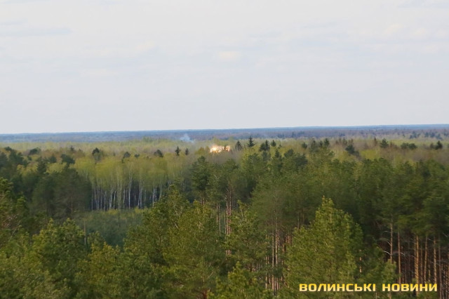 Феєрверк від бомби П-50Т