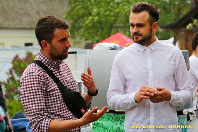 Dj Dustin та ведучий Славко Мазурок