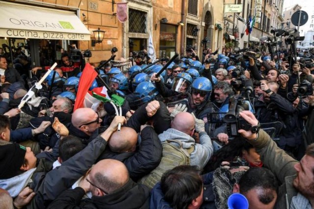 Протести проти Uber в Італії