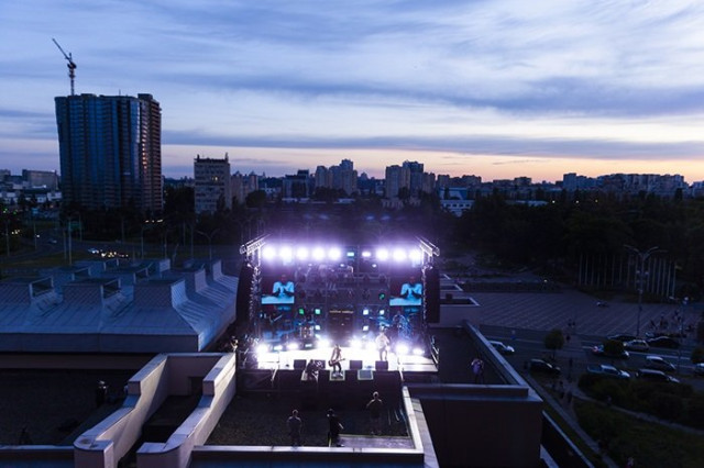 Green Grey зіграв «вертикальний концерт»