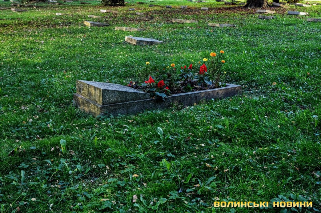 Братська могила, вочевидь немала, адже поряд немає інших поховань.