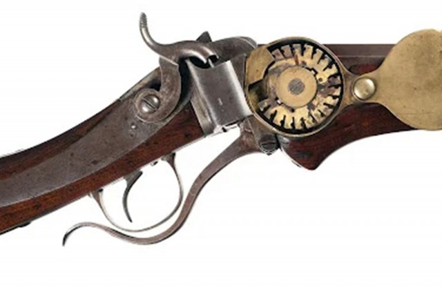 Карабін Sharps Rifle Co. із вбудованою в рукоятку ручною кавомолкою