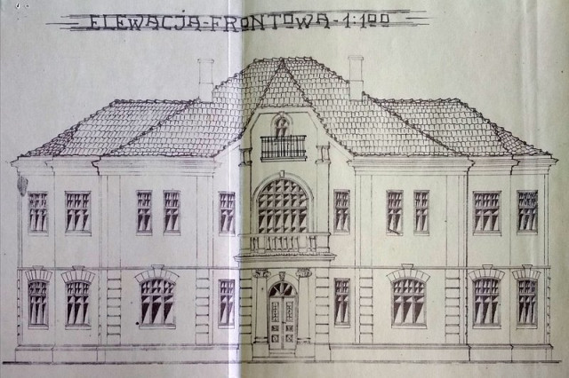 Вілла Рафаловських. Тут і далі подібні зображення - копії з Державного архіву Волинської області