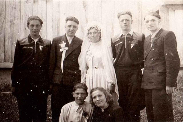 Сільське весілля, 1950-ті роки