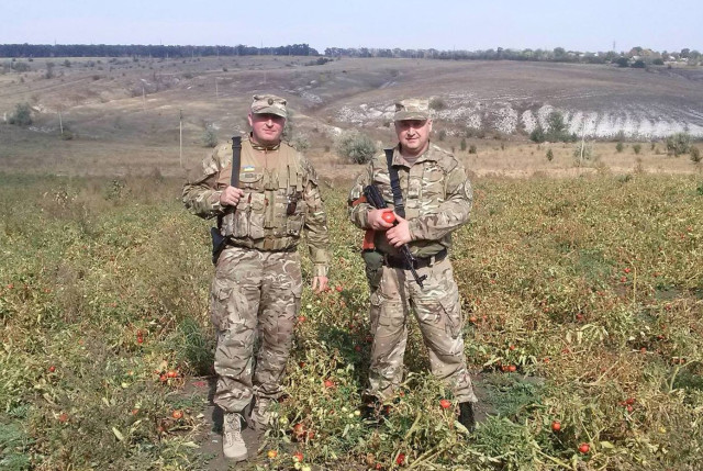 Сергій Козак – зліва 