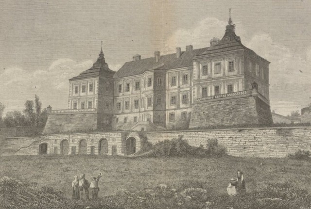 Підгорецький замок, 1871 р.