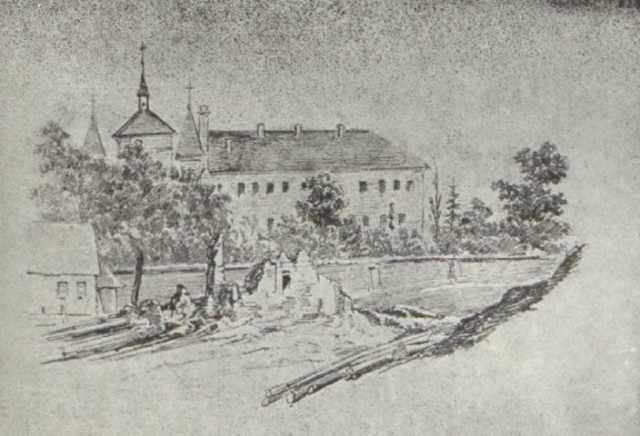 Монастир на малюнку І. Крашевського