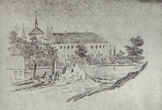 Монастир на малюнку І. Крашевського