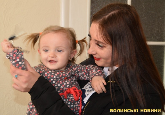 Лучанка Юлія Чаус, яка отримала квартиру