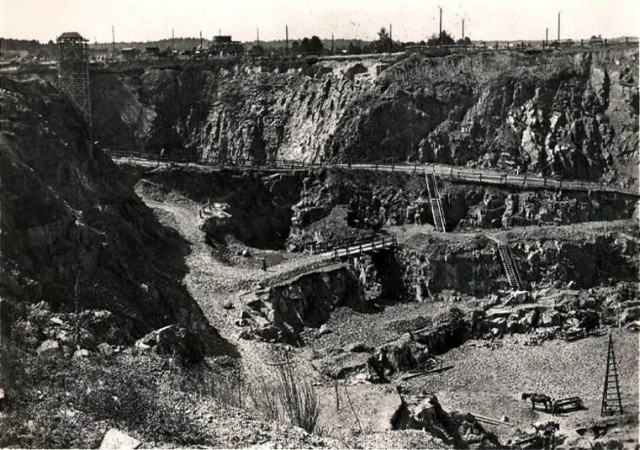 Копальня базальту в Яновій Долині. 1930-і рр