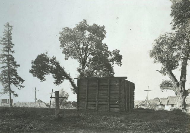 Цвинтар та вид на село, Старий Чорторийськ, 1924 