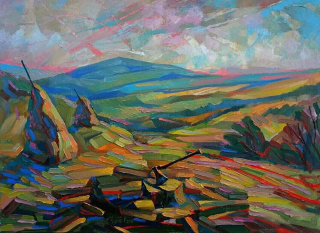 «Карпатський мотив з сокирою», 2019 рік