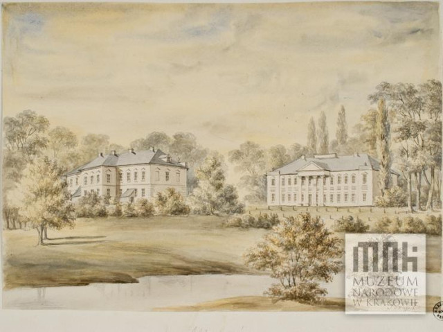 Порицький палац Чацьких на малюнку Наполеона Орди