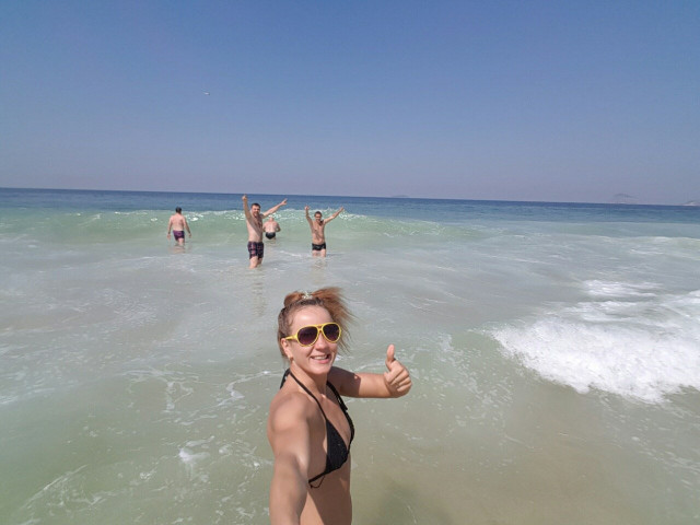 На пляжі Копакабана