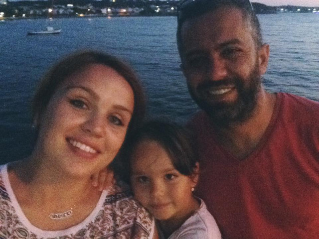 Юлія Наджар-Троцюк з сім'єю