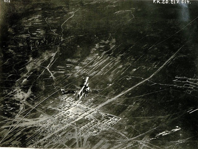 Аерофотозйомка Володимира Волинського 14 квітня 1918 року