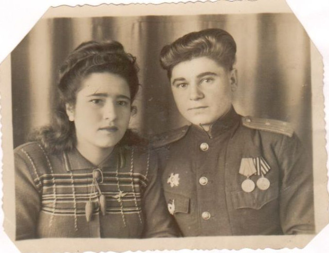 Михайло Гарбуз з дружиною