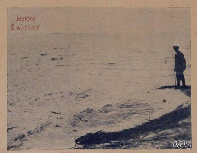 Озеро Світязь на фото Яна Булгака, фото 1930-х років