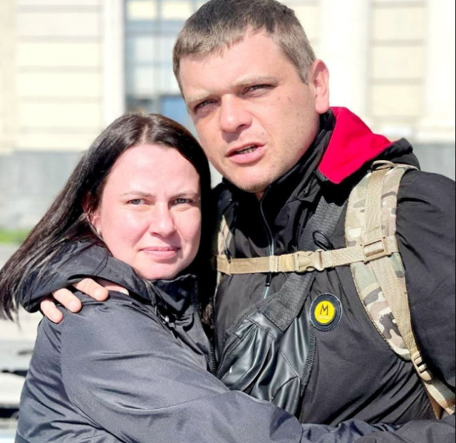 Ірина з чоловіком