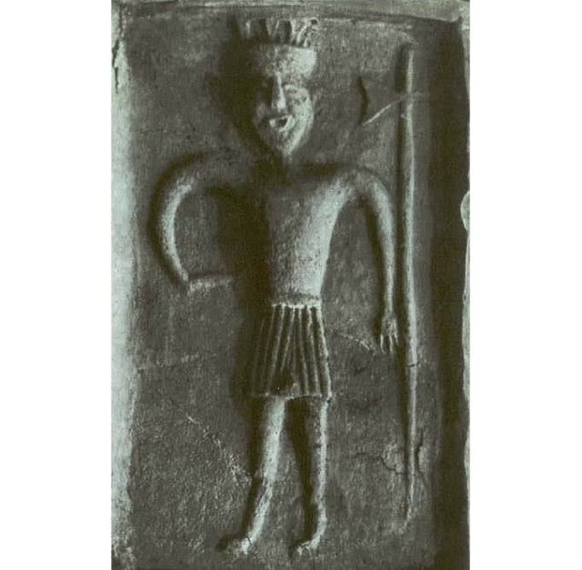 Кахля із зображенням кликуна, ХV століття