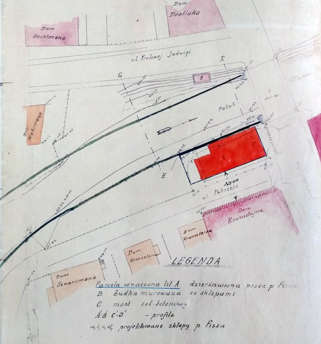 Ділянка Арона Фіша показана червоним